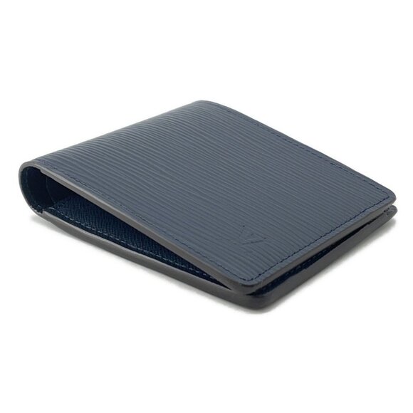 LOUIS VUITTON Portefeuille Multiple Epi Leather Blue Marine M61825 - Picture 3 of 10